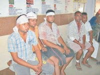 two group, beating, karnal, crime, 24 injured, karnal