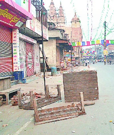 sena bharti abhyarthiyon ne machaya utpat