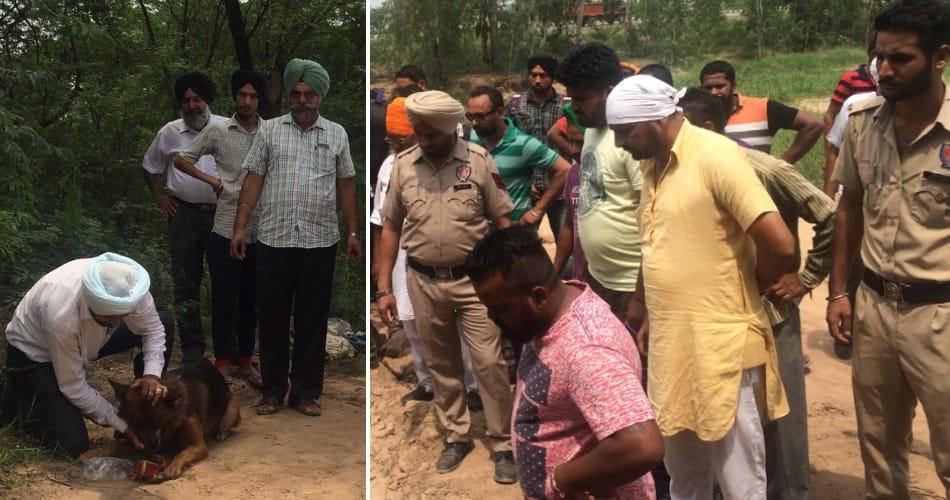 A halfburn deadbody found in syl cannel, fear in area