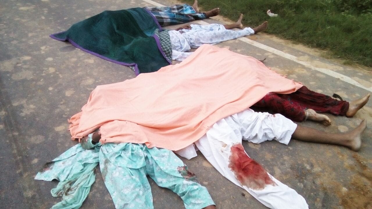 eight family members died in road accident