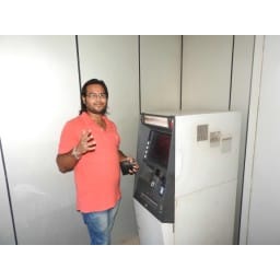 yamunanagar,bank, atm. out, service, custember
