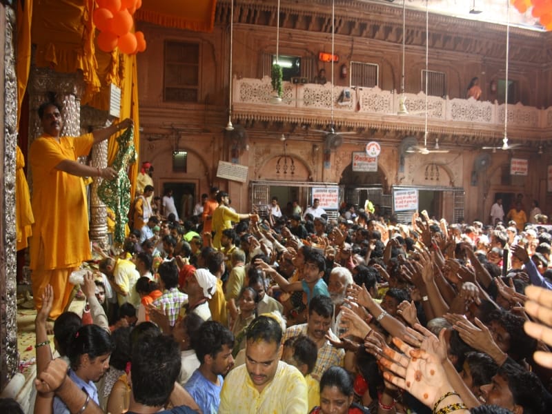 nandotsav in bankebihari temple