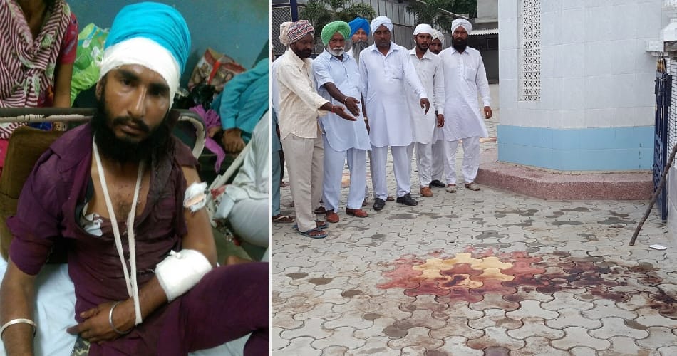 two people including constable died in firing in gurudwara sahib of jagraon