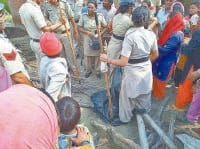 Got possession, presence of police administration, karnal