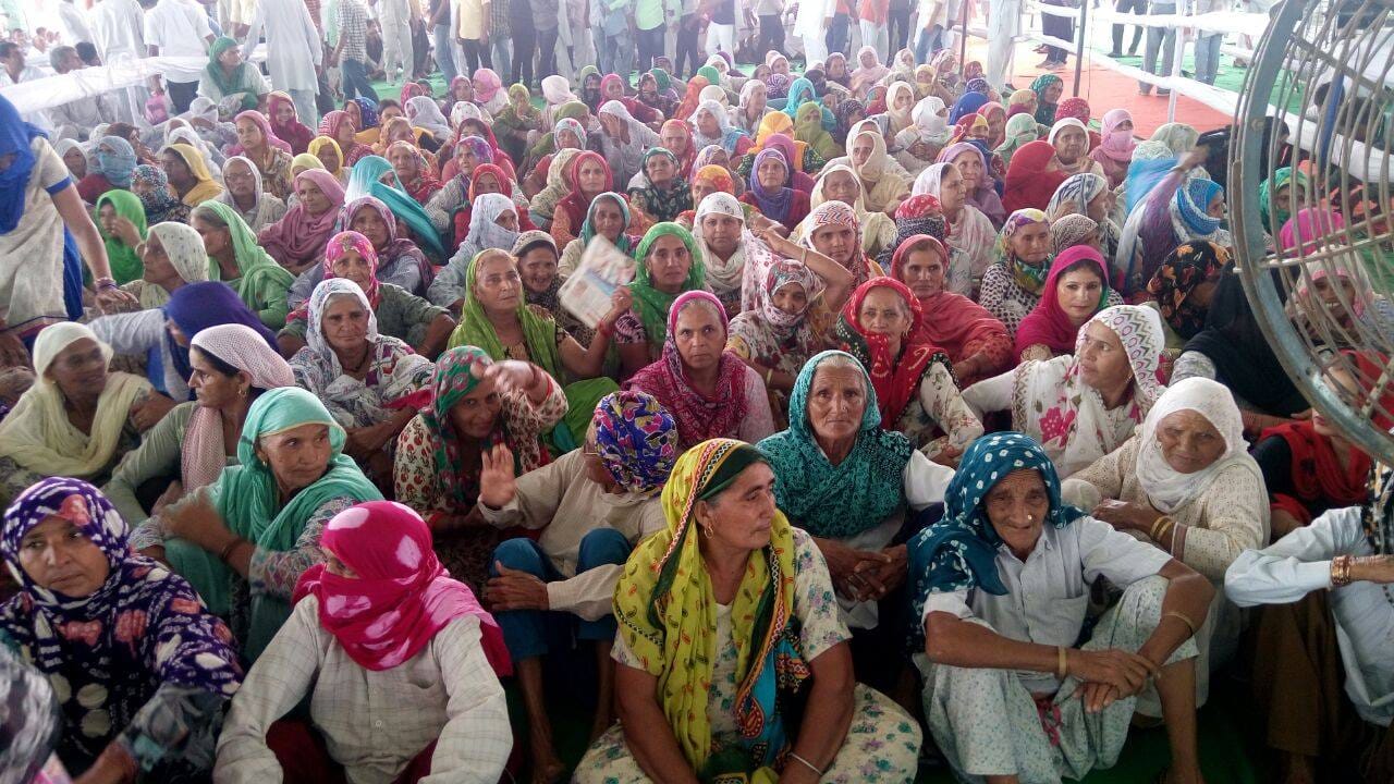 haryana jat community bhaichara rally in rohtak, jat leader yashpal malik leads rally