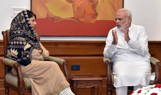 mehbooba mufti on pm modi