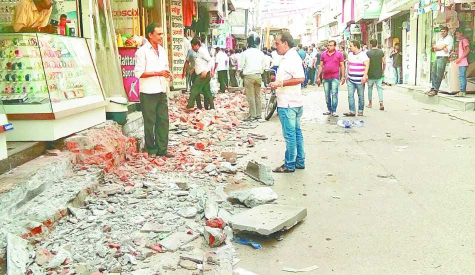 encroachment, encroachment destroy in market, municipal council hisar, Hisar 