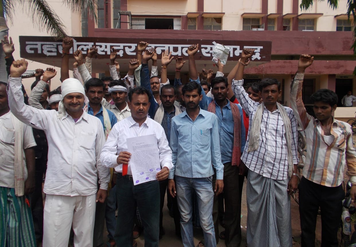 People raised voice for compensation