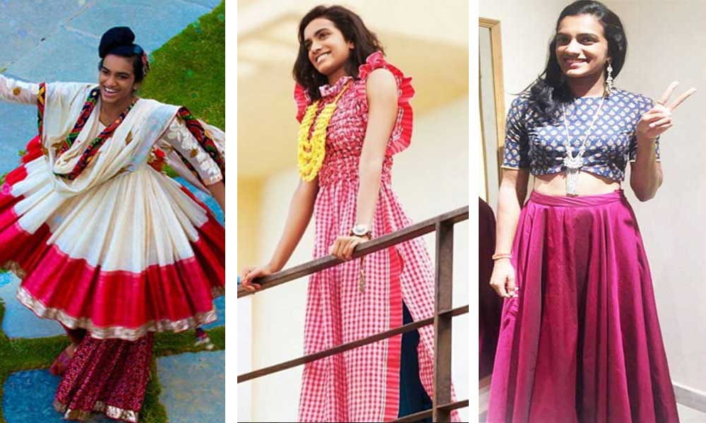 Stylish Look Of P.V Sindhu
