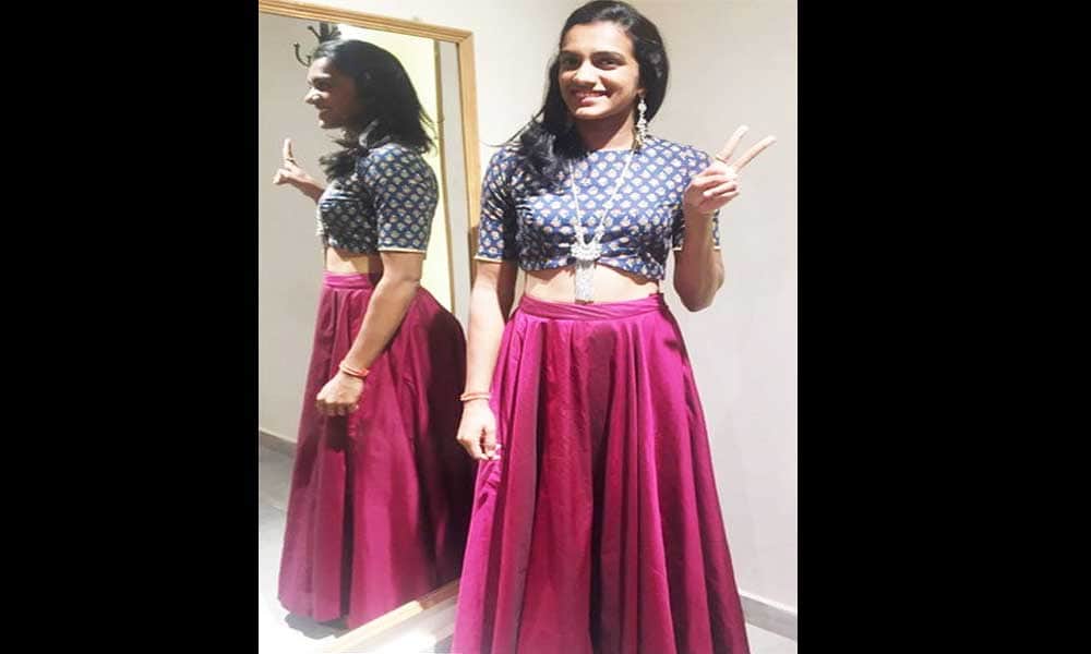 Stylish Look Of P.V Sindhu