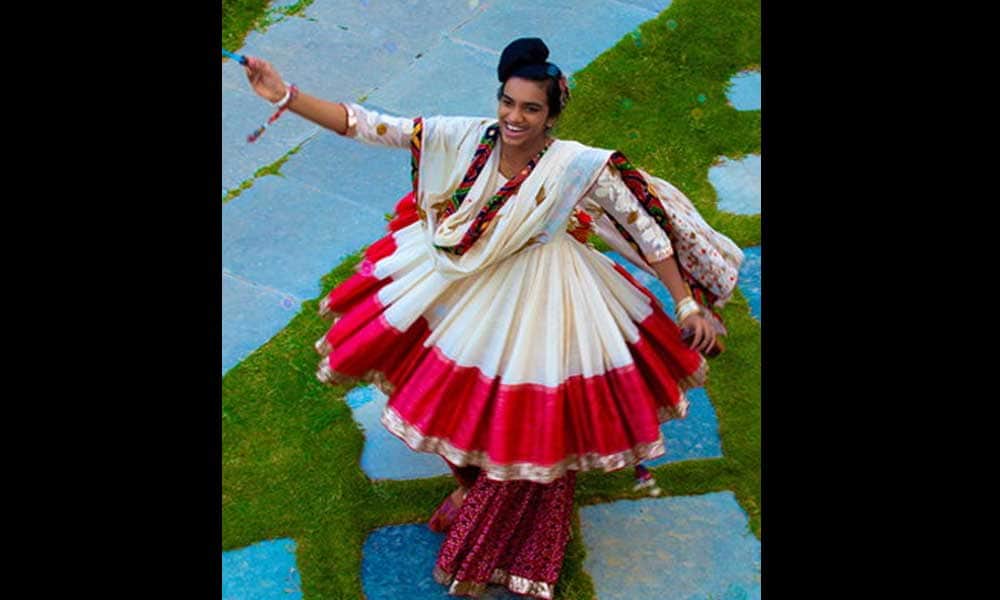 Stylish Look Of P.V Sindhu