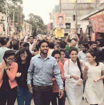 ABVP declare rahul kumar to presidential candidate in dav.