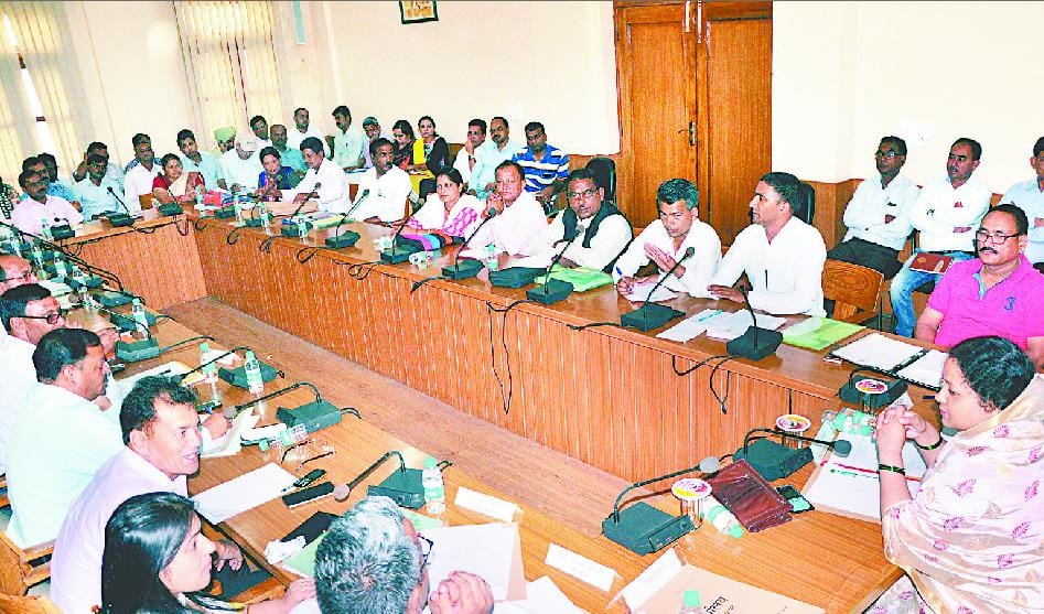Mahabharata meeting , representatives and officers clashed
