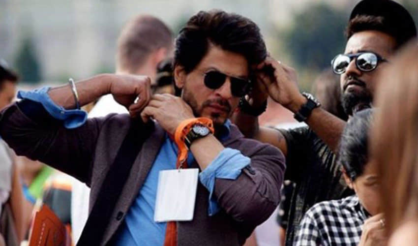 shahrukh khan doing shooting for the ring