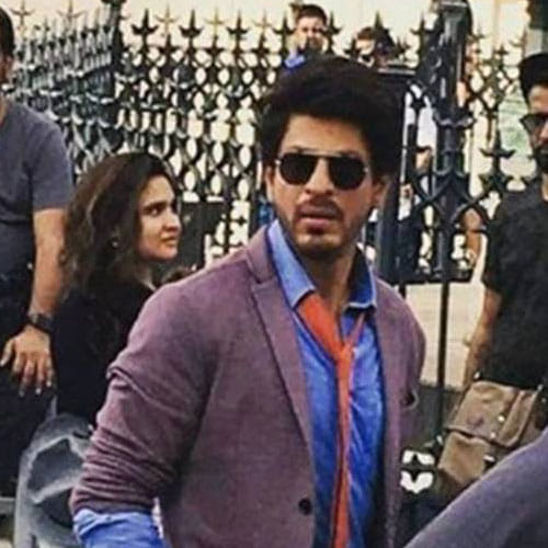 shahrukh khan doing shooting for the ring