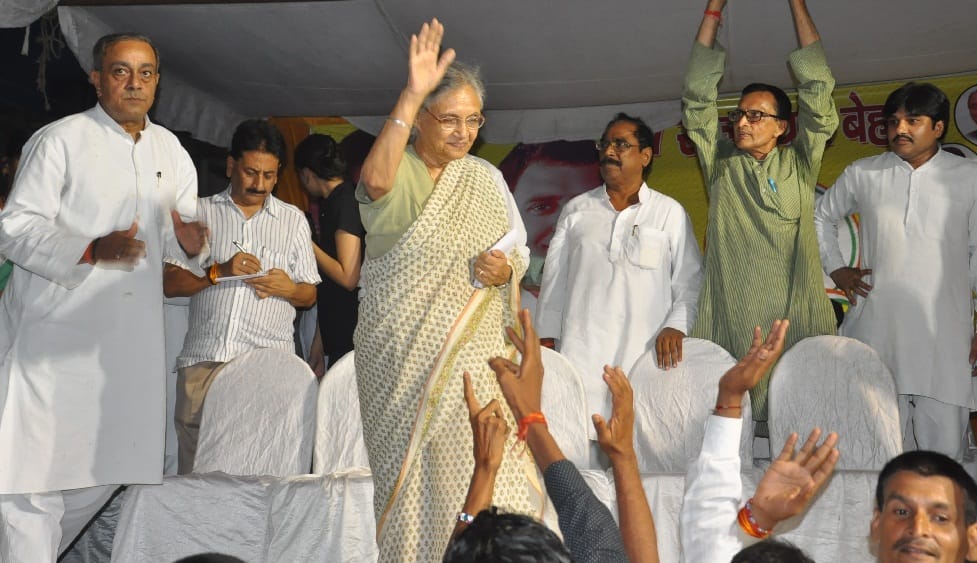 sheila dixit said Congress will contest alone in UP Election