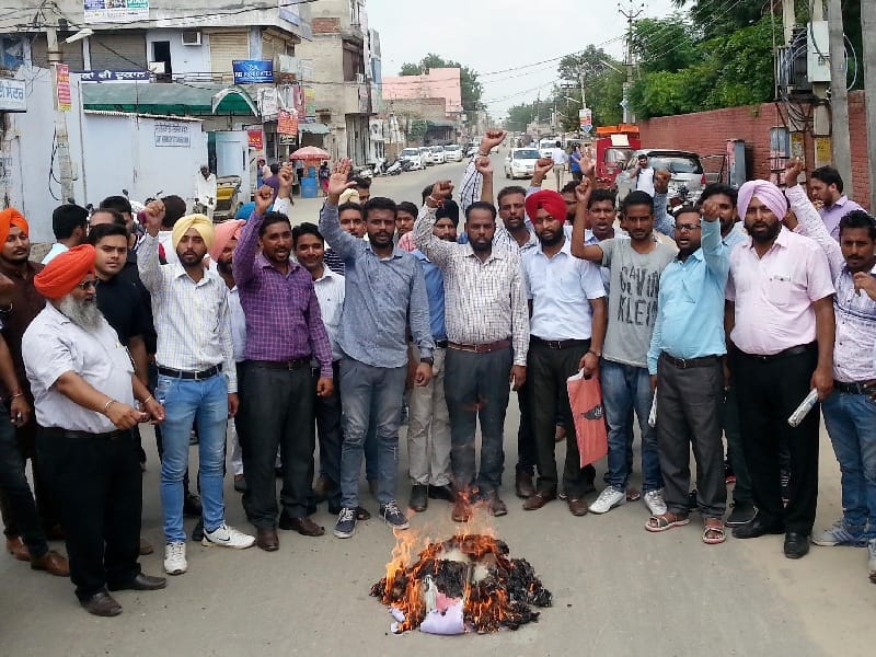 Fury Mar Tate fury of the unemployed B.Ed teachers March seeking appointment, Sangrur