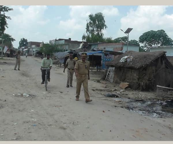 Clash for land in Bahraich.