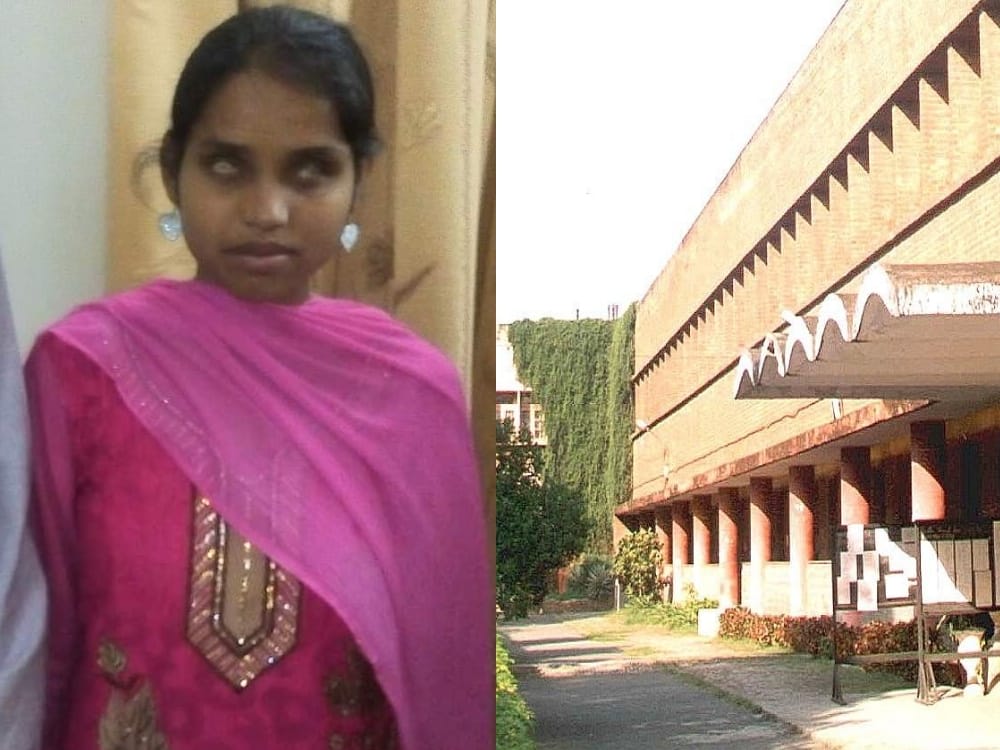 blind farin got admission in miranda house