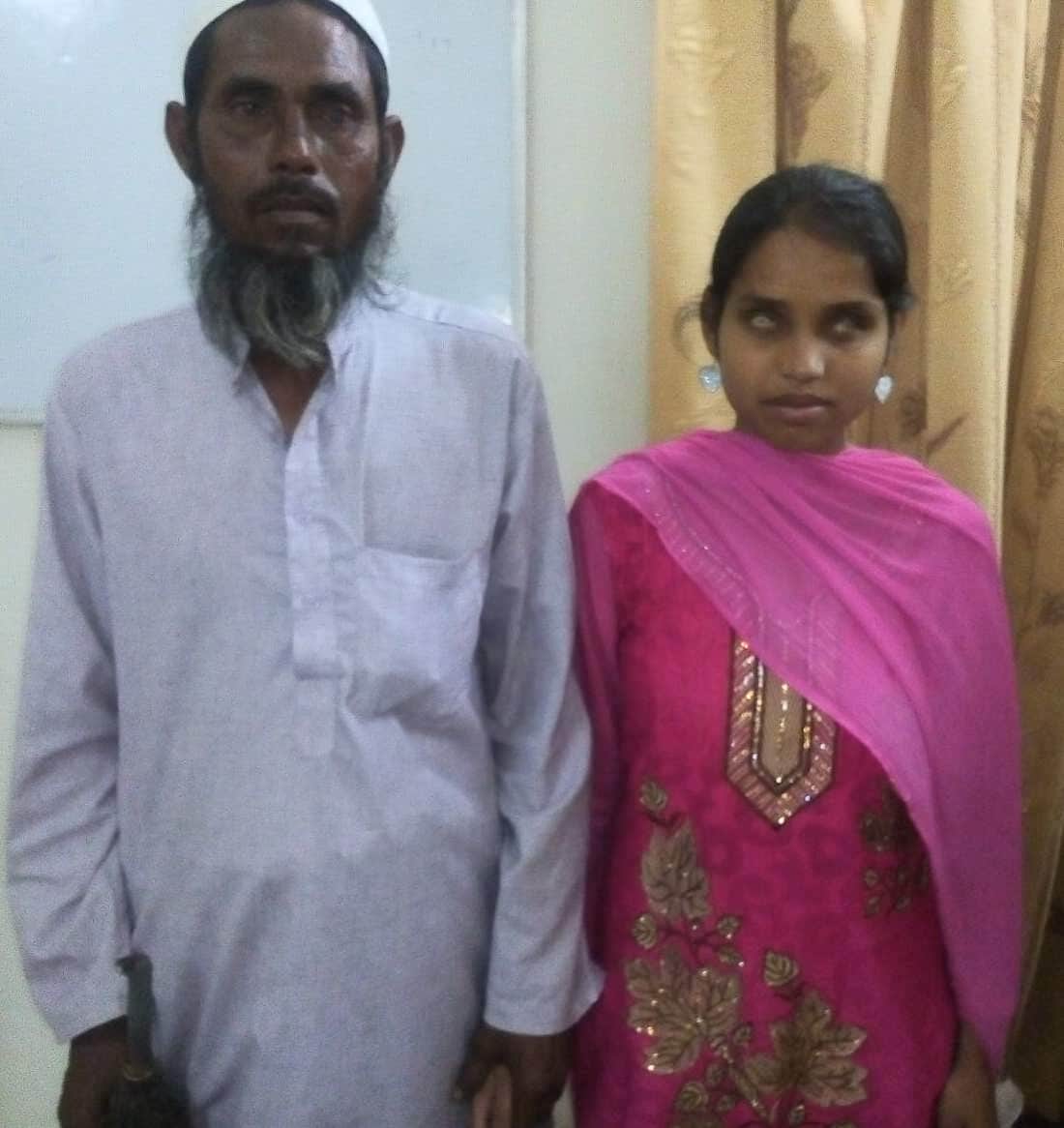 blind farin got admission in miranda house