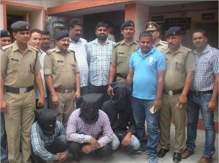 Maldnchaud scandal revealed a month later , three arrested