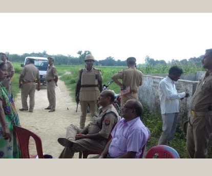 Clash over madarsa construction in faizabad.