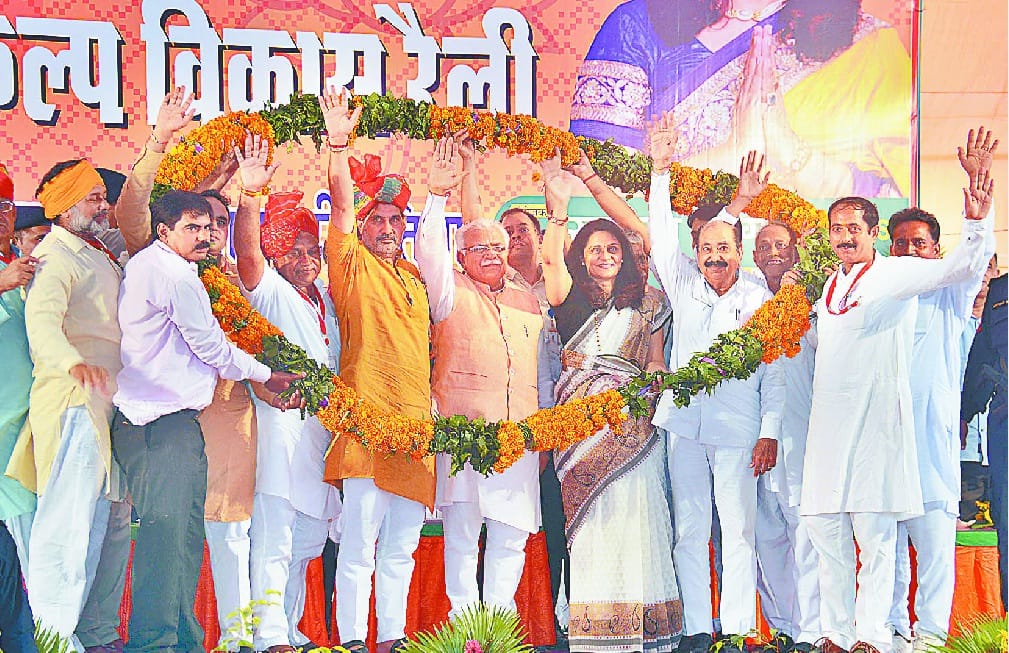 cm raily in ratia, 150 crores for fatehabad, khattar first time in ratia after cm, fatehabad