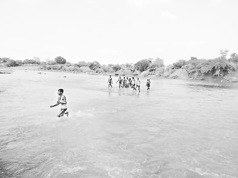 Student's death by drowning in the river