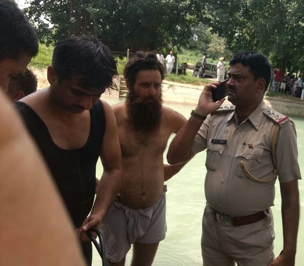 three boys of delhi floated in satluj yamuna link canal near jyotisar in kurukshetra