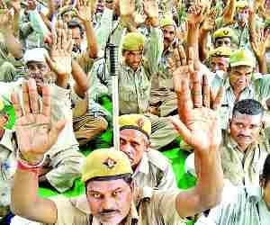Homeguard protest