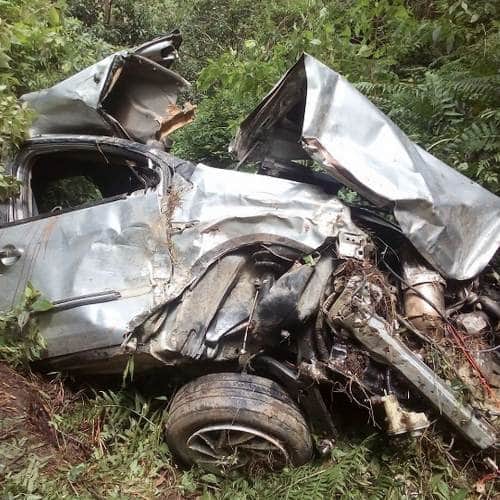Four die as car falls into gorge in Mandi Himachal Pradesh