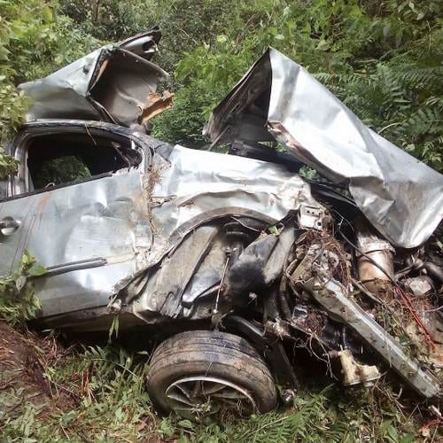 Four die as car falls into gorge in Mandi Himachal Pradesh