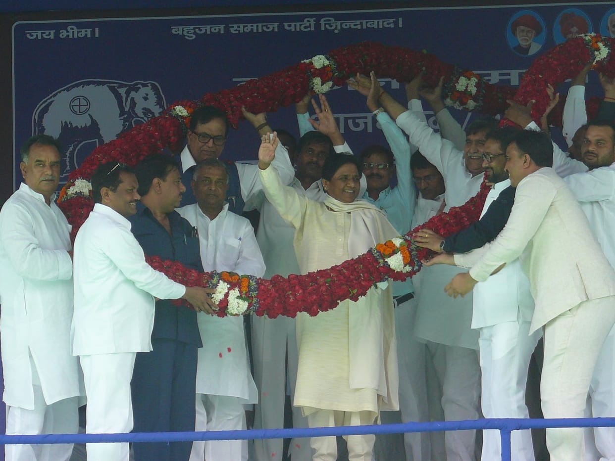  BJP to divert the attention of the public has been able to battle : Mayawati