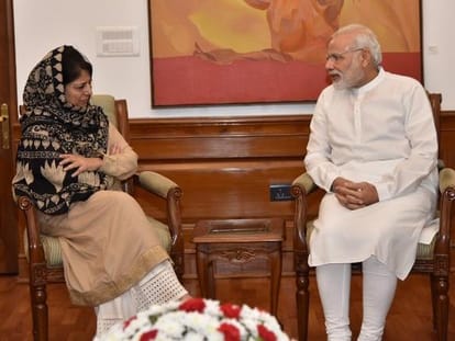 Mahbooba mufti statement over kashmir after meeting with modi