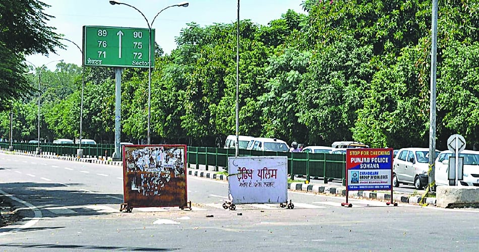 moga rally, mohali route plan, heavy jam on roads