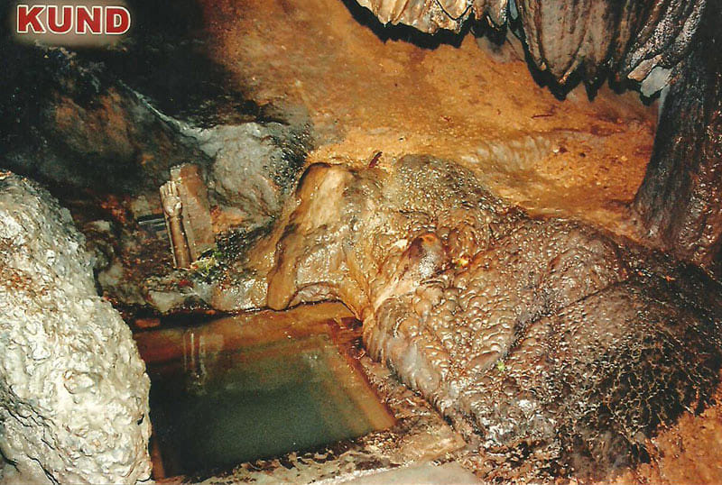ganesh head in this cave patal bhubneshwar cave uttrakhand