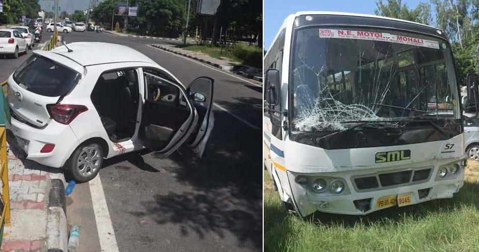one injured in two cars accident