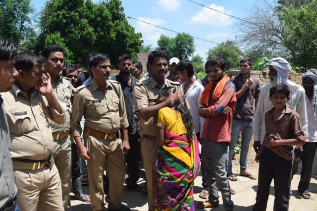 Vinod's body had reached the village created a furore