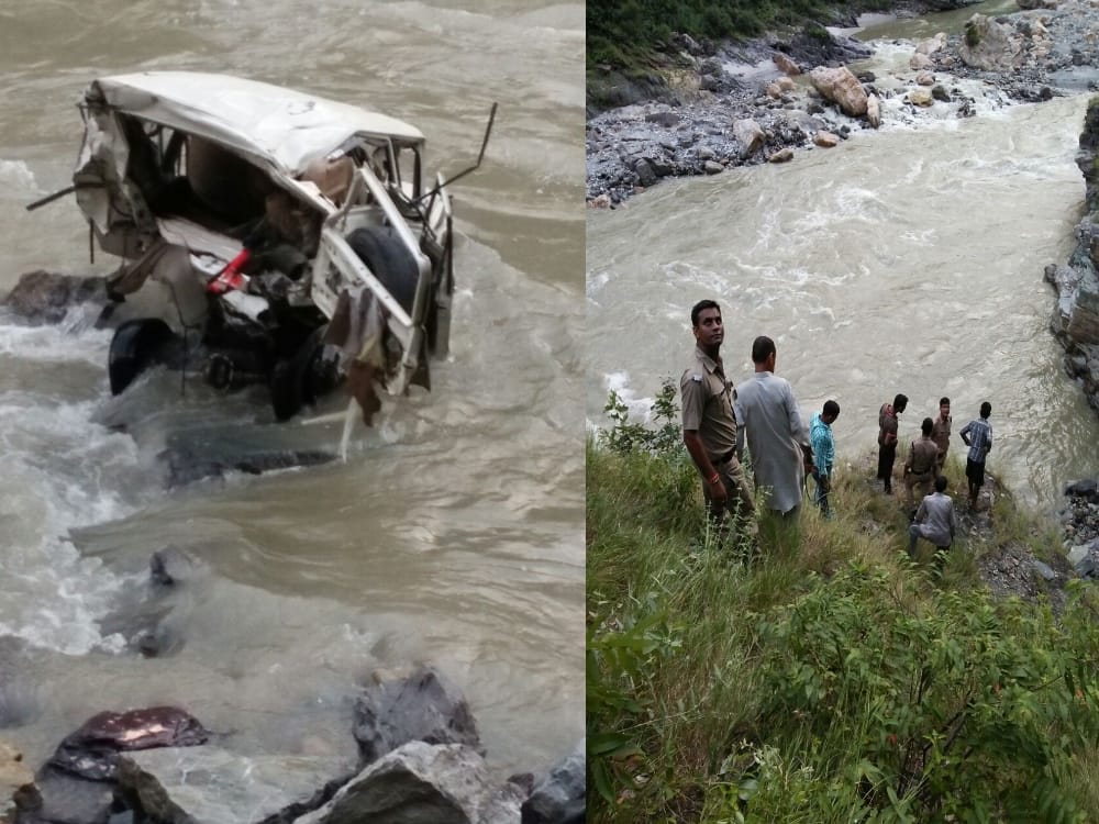 uncontrolled bolero fell in tons river