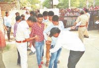 constable exam, security, 11500 candidates apear, karnal