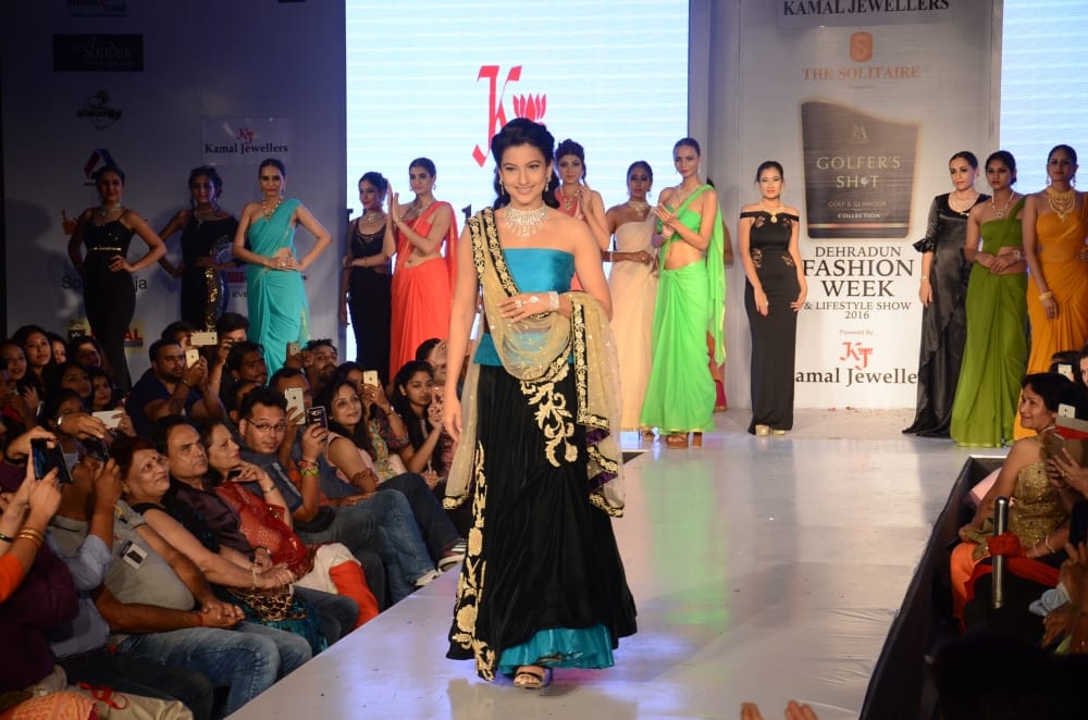 gauhar khan at dehradun fashion week