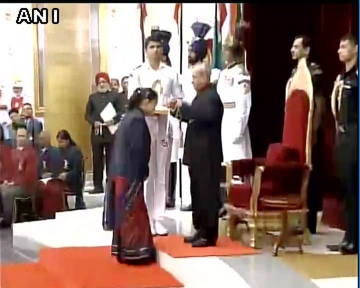 Sportspersons And Coaches Honoured by President of India