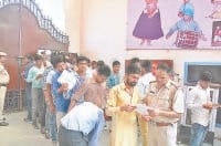 police exmination, vasuli, students, panipat