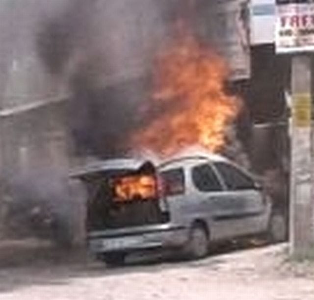 Retired employee of the company car fire