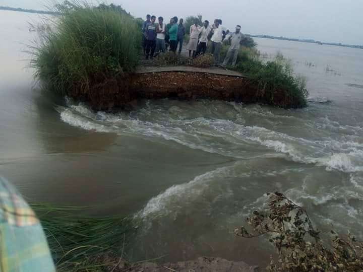 the water level reduced in urban area