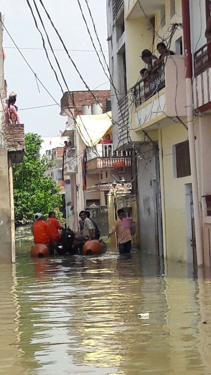 Ganga came down the danger mark in Varanasi