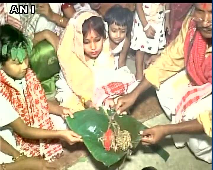 In Assam, a unique measure to pairer for god of rain