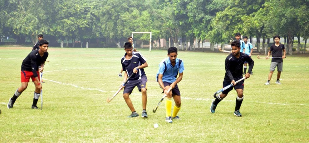 Played hockey match at the Dhyan Chand's birthday