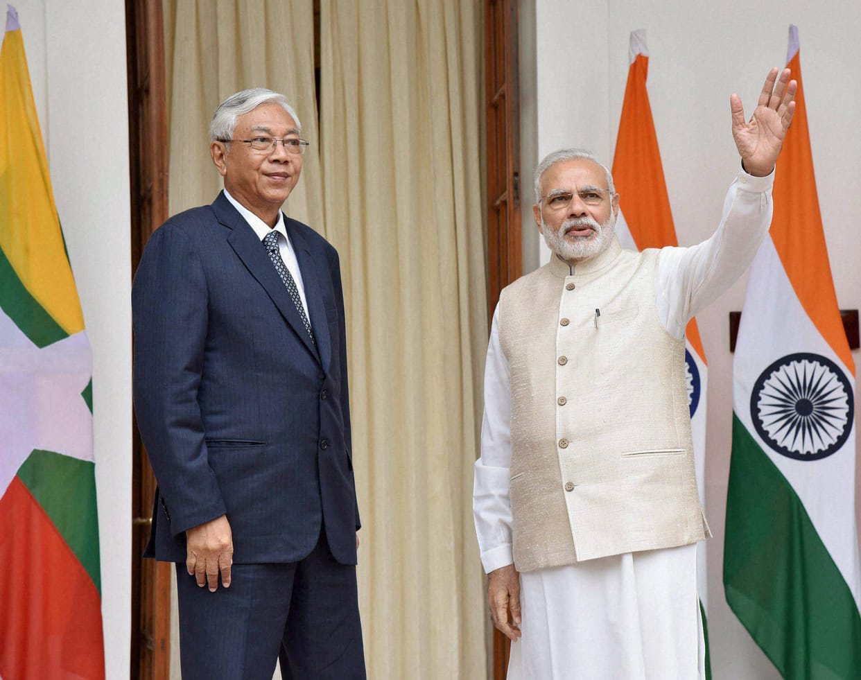 India promises whole-hearted support to Myanmar