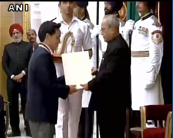 Sportspersons And Coaches Honoured by President of India